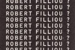 Roberto Filliou kortelė / Robert Filliou name card