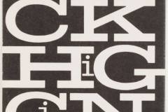 Dicko Higginso kortelė / Dick Higgins name card