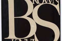 Stanley Browno kortelės maketas / Paste/mock-up for Stanley Brown name label