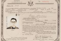 Natūralizacijos sertifikato kopija / U.S. Certificate of Naturalization